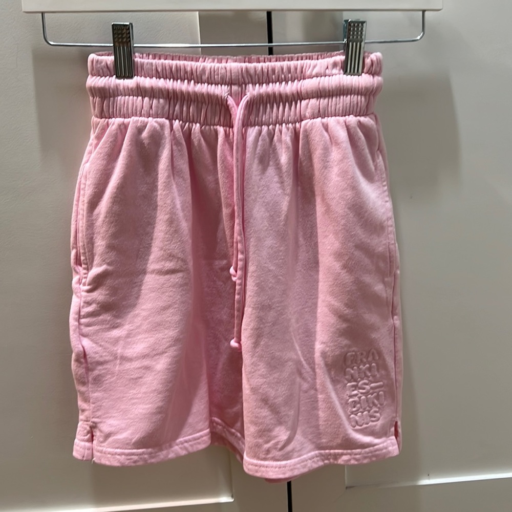 NWOT Frankie’s Bikinis Burl High Waist Sweat Short